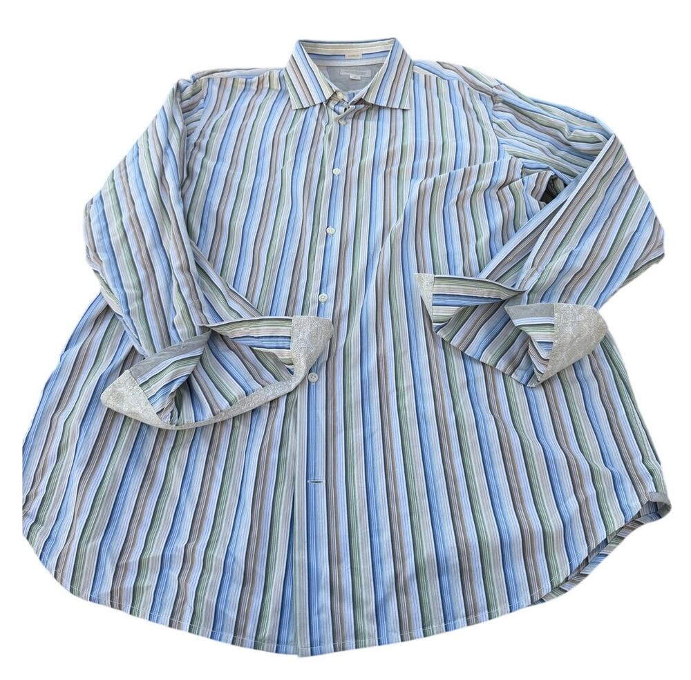 Banana Republic Striped Button Down Shirt - Size XL